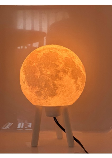 Ay Masa Lambası rgb ışıklı kumandalı modelleri