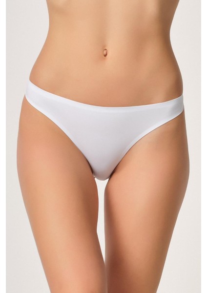 Beyaz Mı Emay 2802 Yapıştırma Lazer Kesim String Külot