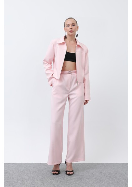 Kadın Basic Kemerli Pantolon 32152PNT