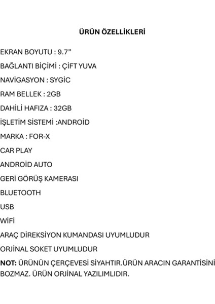 Renault Clio 5 Low (2020-2021) 9.7" Çerçeveli Geri Görüş Kameralı Multimedya