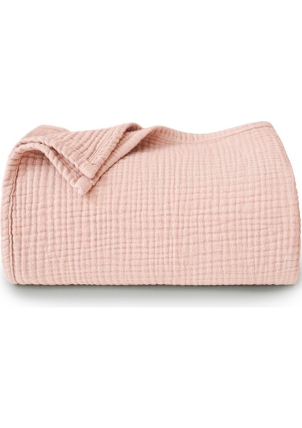 4 Katlı Çok Amaçlı Müslin Örtü & Battaniye Pamuk, Oeko-Teks Sertifikalı 80X80 cm