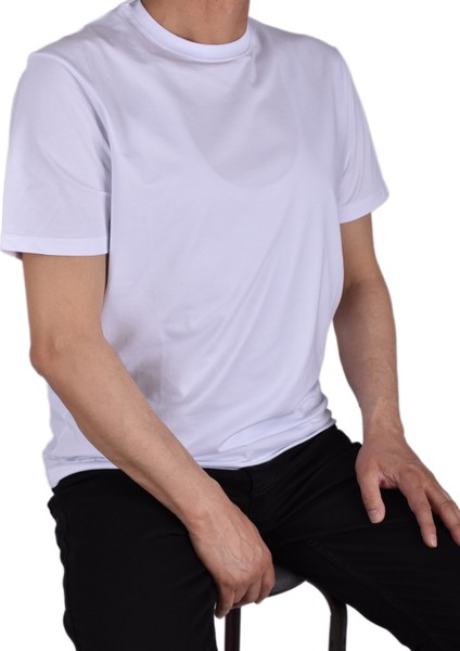 RYM-4380 Bisiklet Yaka Tişört/beyaz/l fiyatları