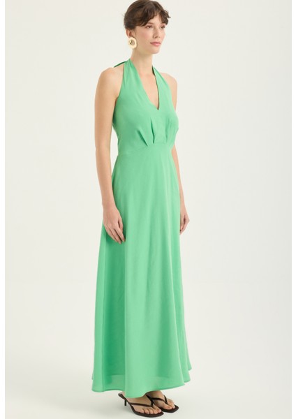 Boyundan Bağlamalı Uzun Elbise indirimleri