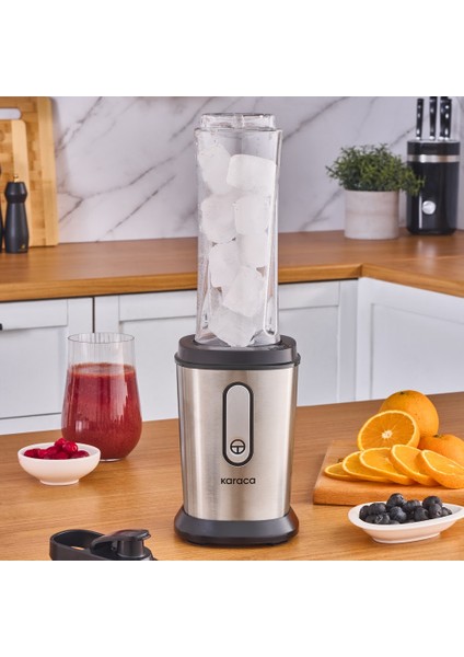 Smooth And Crush Personal Kişisel Smoothie Blender Inox