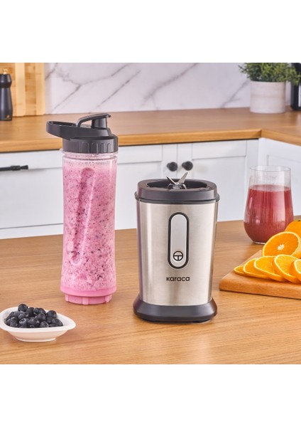 Smooth And Crush Personal Kişisel Smoothie Blender Inox