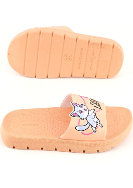 Kız Çocuk Yazlık Cat Lady Pu Rahat Taban Ev Banyo Havuz Plaj Terlik indirimleri