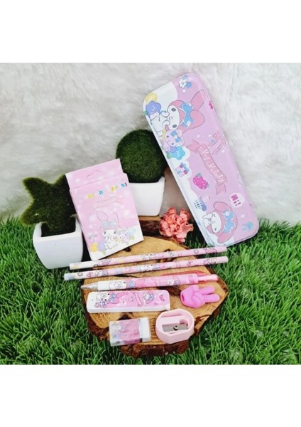 Sanrio Kuromi My Melody Cinnamoroll Kırtasiye Seti 14 Parça Kuromi Kırtasiye Seti fiyatları