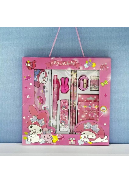 Sanrio Kuromi My Melody Cinnamoroll Kırtasiye Seti 14 Parça Kuromi Kırtasiye Seti fırsatları