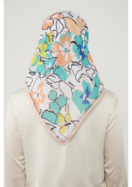 Yeşil Yonca Desen Soft Cotton Eşarp fırsatları