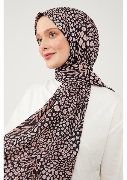 Lacivert Baskılı Desenli Cotton Şal fiyatları