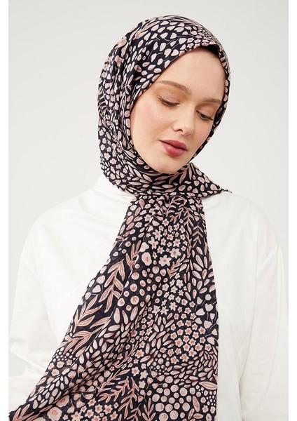 Lacivert Baskılı Desenli Cotton Şal indirimleri