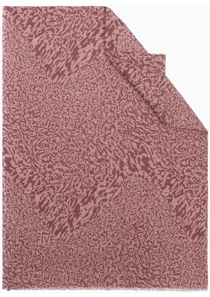 Pudra Relax Ebruli Desen Şal