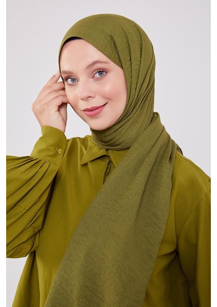 Yosun Yeşili Junset Şal modelleri