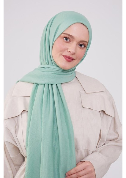 Su Yeşili Touch Pamuk Şal