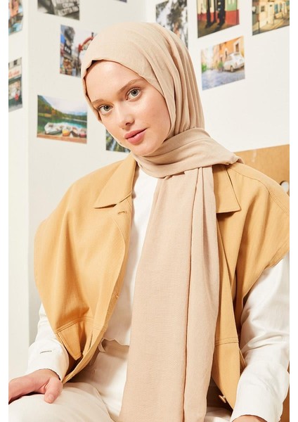 Sütlü Kahve Maxi Cotton Şal