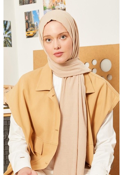 Sütlü Kahve Maxi Cotton Şal modelleri