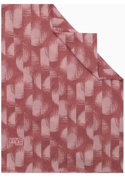 Koyu Pudra Relax Sarmal Batik Şal