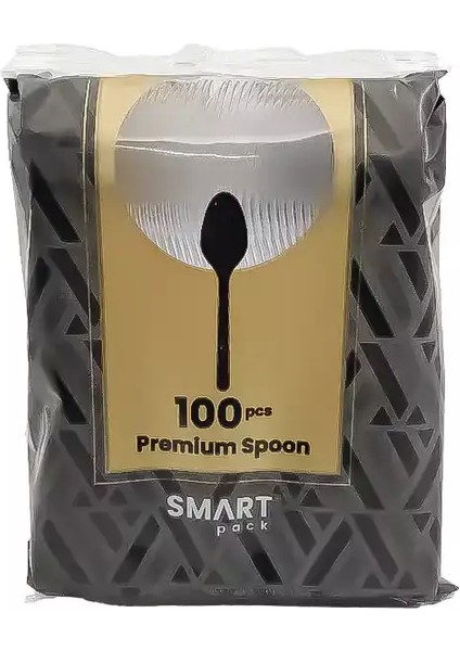 Premium Plastik Kaşık Şeffaf 2,8 gr 100LÜ