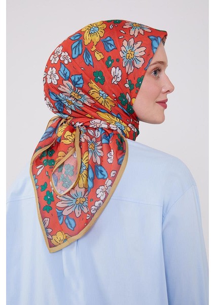 Sarı Papatya Cotton Eşarp fırsatları