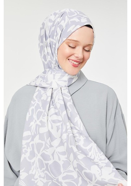 Ekru Yonca Desen Mono Şal fırsatları