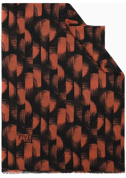 Turuncu Relax Sarmal Batik Şal