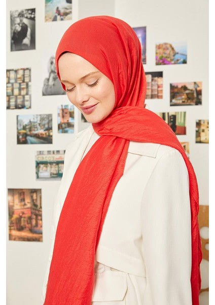 Nar Çiçeği Touch Pamuk Şal modelleri