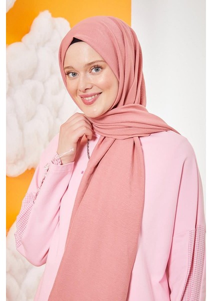 Pembe Pamuk Cazz Şal