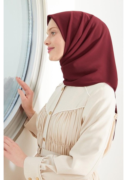 Bordo Medine İpeği Eşarp fırsatları