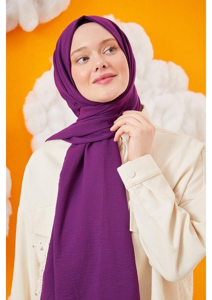 Koyu Menekşe Pamuk Cazz Şal fırsatları