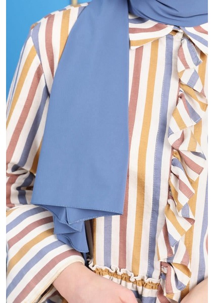 Lacivert Magic Şal modelleri