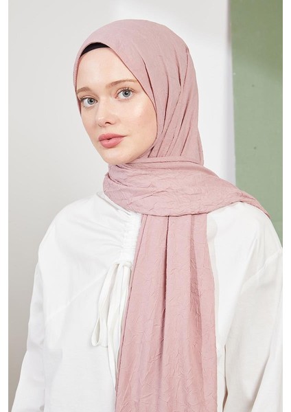 Koyu Pudra Kraş Krep Şal modelleri