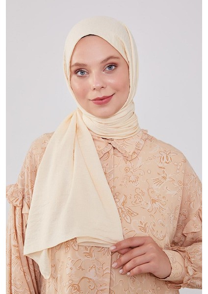 Krem Junset Şal
