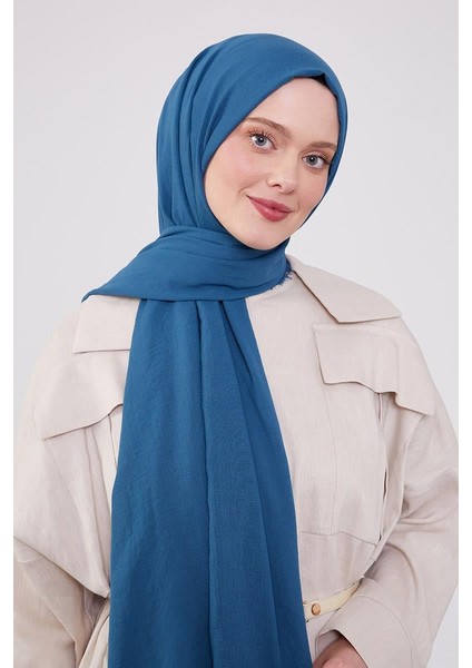 Petrol Mavisi Maxi Cotton Şal