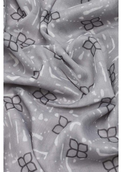 Gri Relax Yaprak Şal fiyatları