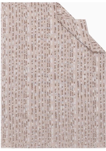 Açık Vizon Relax Nokta Şal