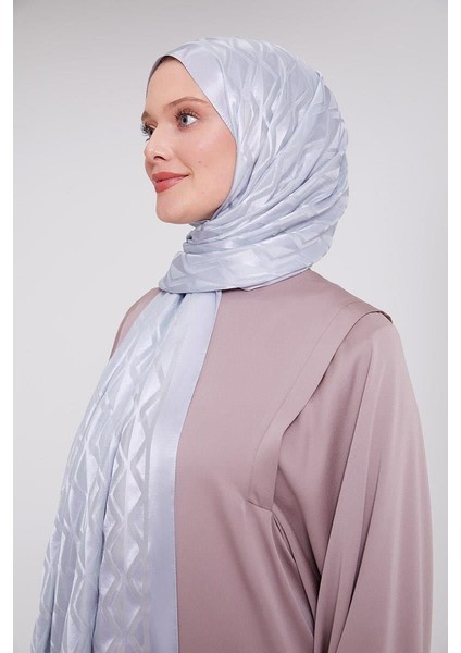 Bebe Mavisi Üçgen Desen Deluxe Devore Şal indirimleri