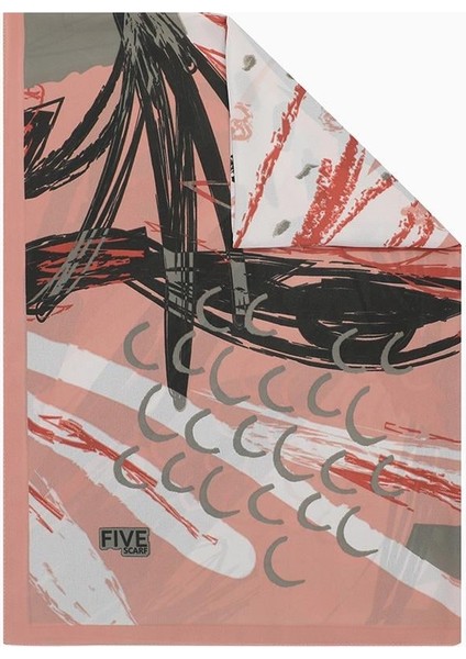 Somon Gölge Desen Krep Şal