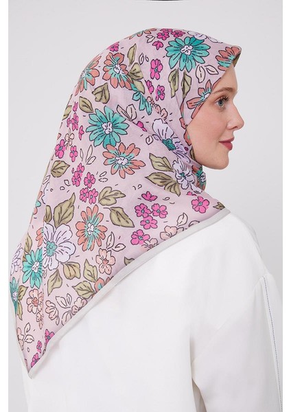 Açık Yeşil Papatya Cotton Eşarp fırsatları