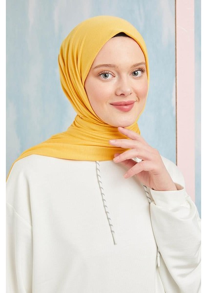 Altın Sarısı Five Penye Şal