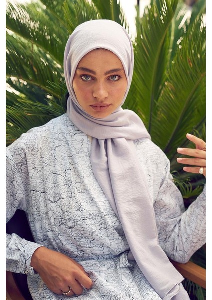 Gümüş Touch Pamuk Şal