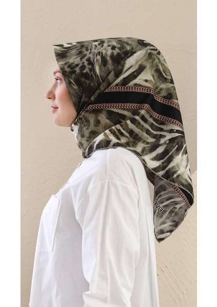 Haki Twill Digital Eşarp fiyatları