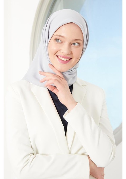 Açık Gri Medine Ipeği Eşarp fiyatları