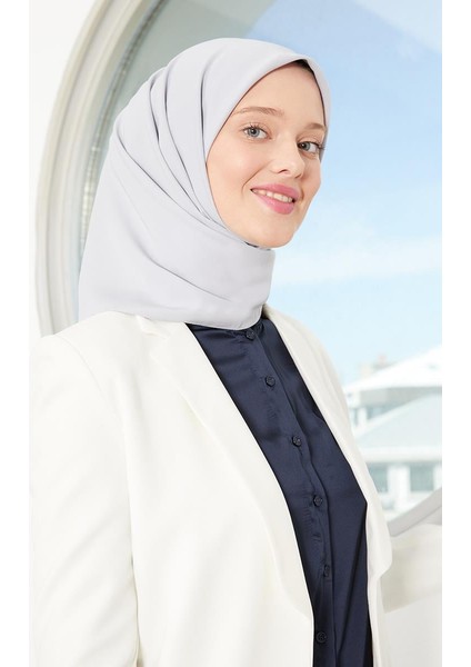 Açık Gri Medine Ipeği Eşarp fırsatları