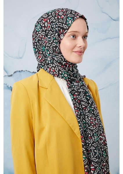 Fuşya Tomurcuk Desen Cotton Şal modelleri