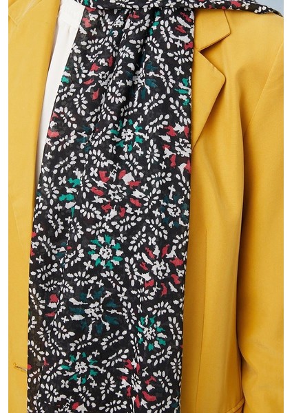 Fuşya Tomurcuk Desen Cotton Şal fırsatları