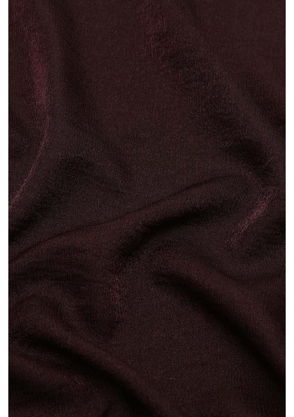 Patlıcan Moru Pırıltı Şal