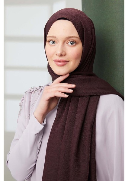 Patlıcan Moru Pırıltı Şal indirimleri