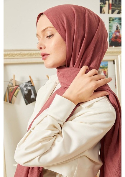 Gül Kurusu Touch Pamuk Şal modelleri