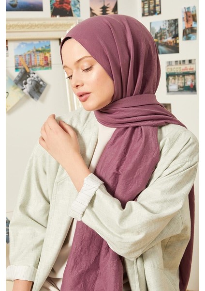 Koyu Eflatun Touch Pamuk Şal modelleri