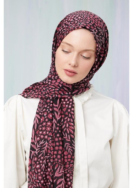 Vişne Baskılı Desenli Cotton Şal fiyatları